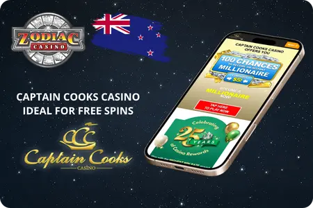 Captain Cooks Zodiac casino sister sites